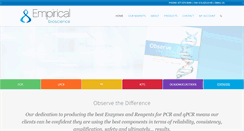 Desktop Screenshot of empiricalbioscience.com