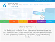 Tablet Screenshot of empiricalbioscience.com